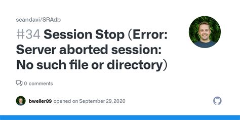 Resolution Set the com. . Aspera session stop error server aborted session no such file or directory